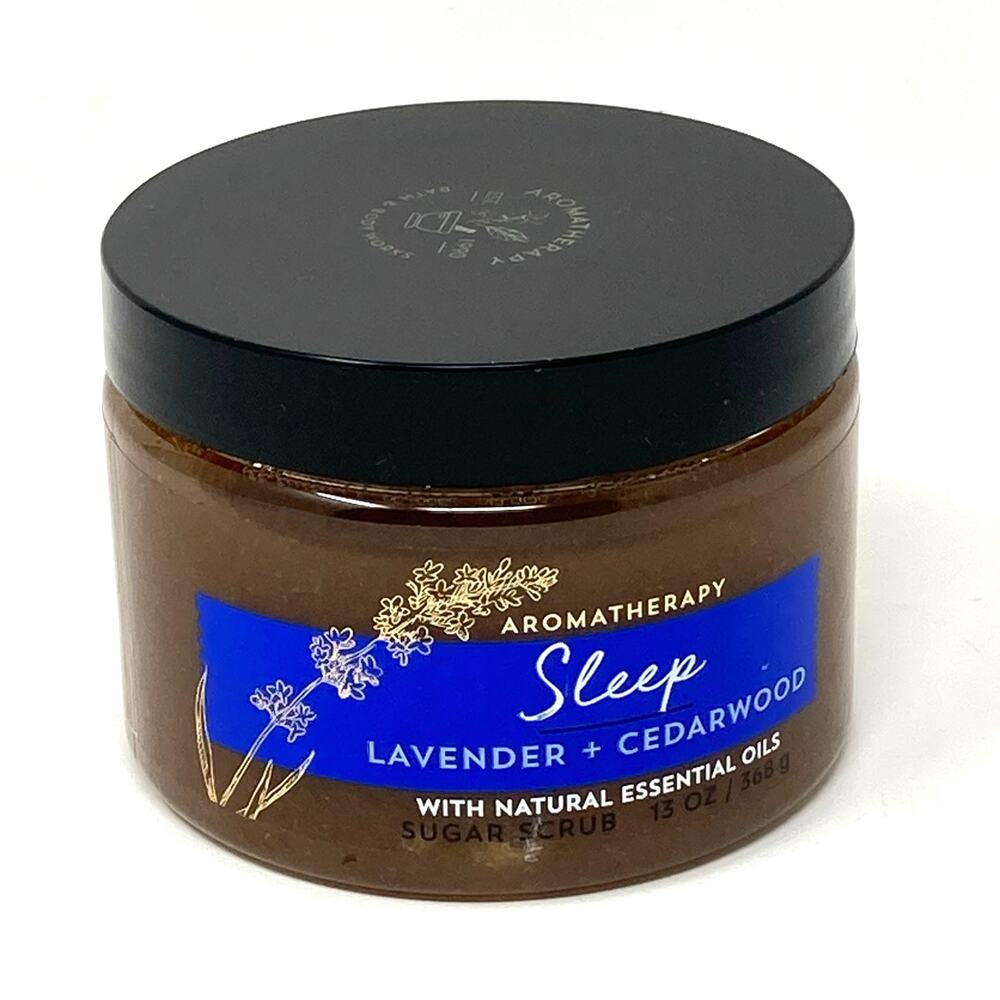 Bath & Body Works SLEEP Lavender Cedarwood Scrub Aromatherapy RETIRED